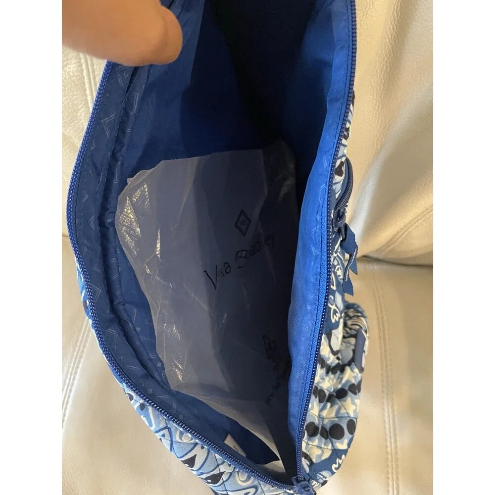 Vera Bradley Sling Back Pack Backpack Blue Paisley